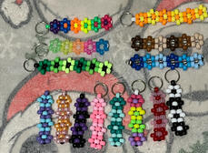 flower keychains